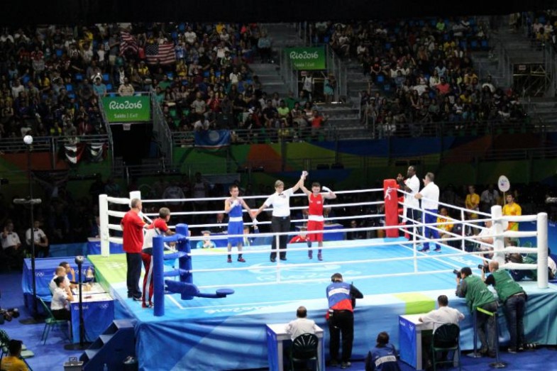 American Light Flyweight Nico Hernandez Upsets Russia’s Vasilii Egorov to Advance to the Quarterfinal Round at the Olympic Games