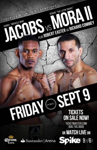 PBC on Spike: Danny Jacobs vs. Sergio Mora 2 Set for September 9