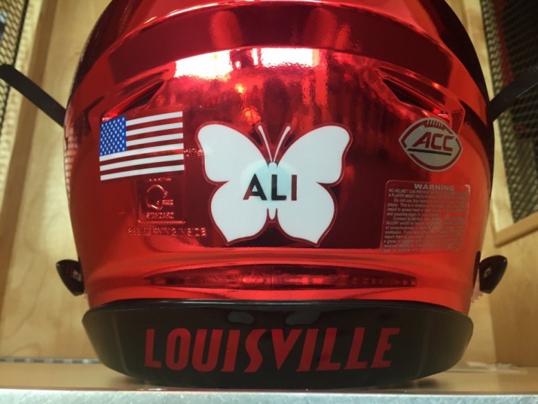 Louisville Honoring Muhammad Ali With Helmet Sticker Against Florida State