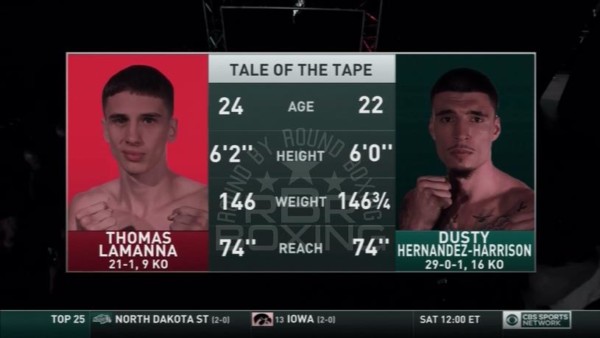Dusty Hernandez Harrison vs. Thomas LaManna
