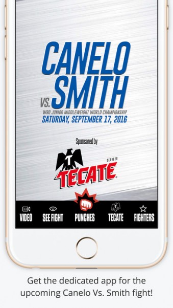 Canelo vs. Smith: Tecate Punches About Its Weight