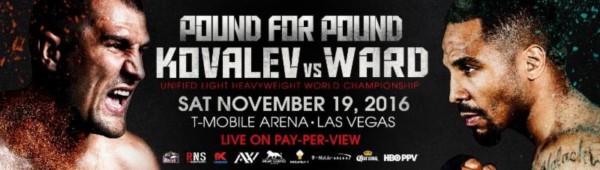 Sergey Kovalev vs. Andre Ward Banner