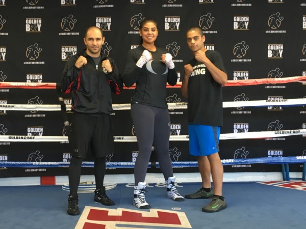 Art Hovhannisyan, Maricela Cornejo and David Mijares LA Media Workout