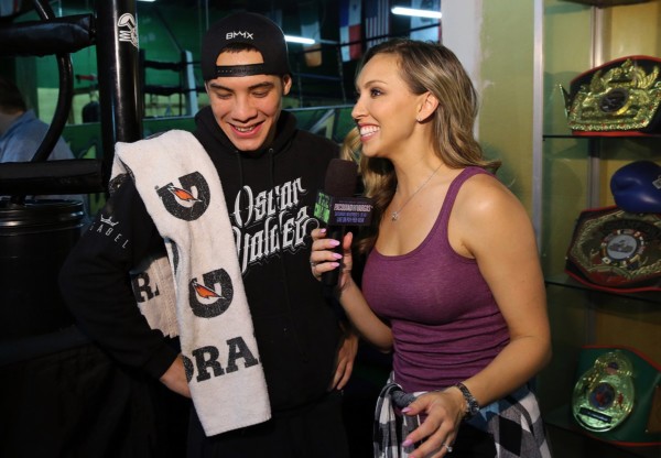Oscar Valdez and Jessie Magdaleno Media Workout Photos & Quotes