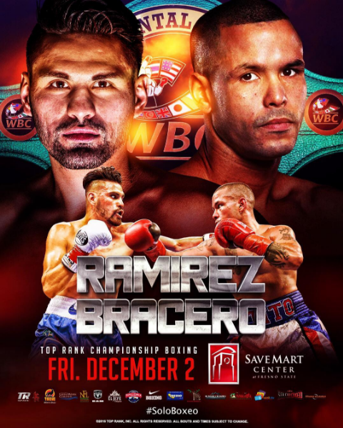 Jose Ramirez Takes on Gabriel Bracero on December 2