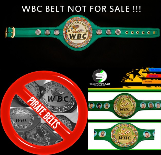 WBC Fights Pirated Belt Sales