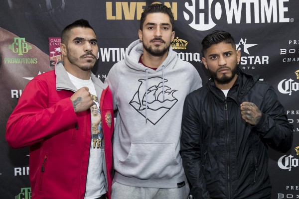 Jesus Cuellar, Abner Mares & Josesito Lopez Los Angeles Media Workout Quotes & Photos