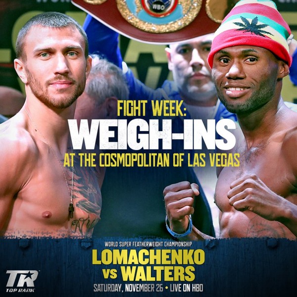 Lomachenko vs. Walters: Weigh-In Results, Photos & Video