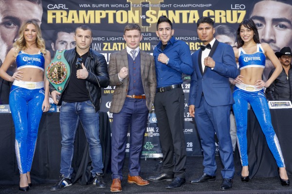 Carl Frampton, Leo Santa Cruz, Dejan Zlaticanin & Mikey Garcia Los Angeles Press Conferences Quotes & Photos