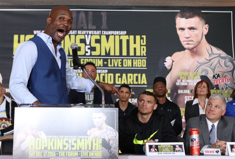 Hopkins on Smith Jr.: “I’m Going to Spank Him”