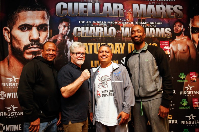 Jesus Cuellar vs. Abner Mares & Jermall Charlo vs. Julian Williams Trainer Media Roundtables Quotes & Photos