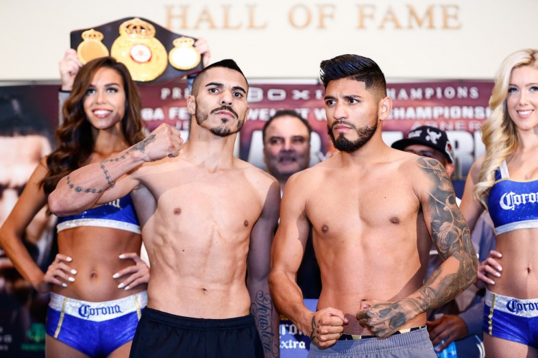 Jesus Cuellar vs. Abner Mares Weigh-In Results [Photos & Video]