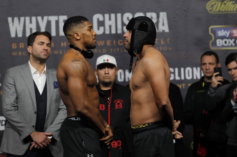 Anthony Joshua vs. Eric Molina Weigh-In Results [Photos]