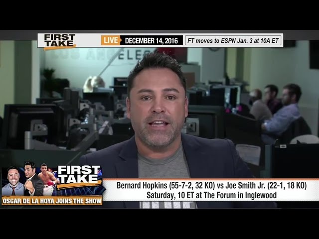 ESPN First Take – Oscar De La Hoya: “GGG vs. Canelo Will Happen” [Video]