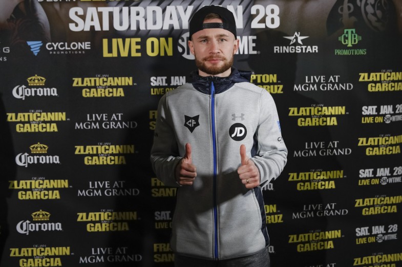 Carl Frampton vs. Leo Santa Cruz 2: Fighter Grand Arrivals & Media Workout Quotes & Photos