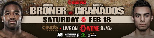 Adrien Broner vs. Adrian Granados Banner
