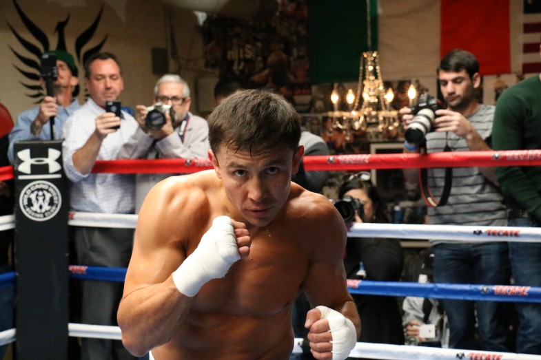 Gennady Golovkin Media Workout Photos & Video