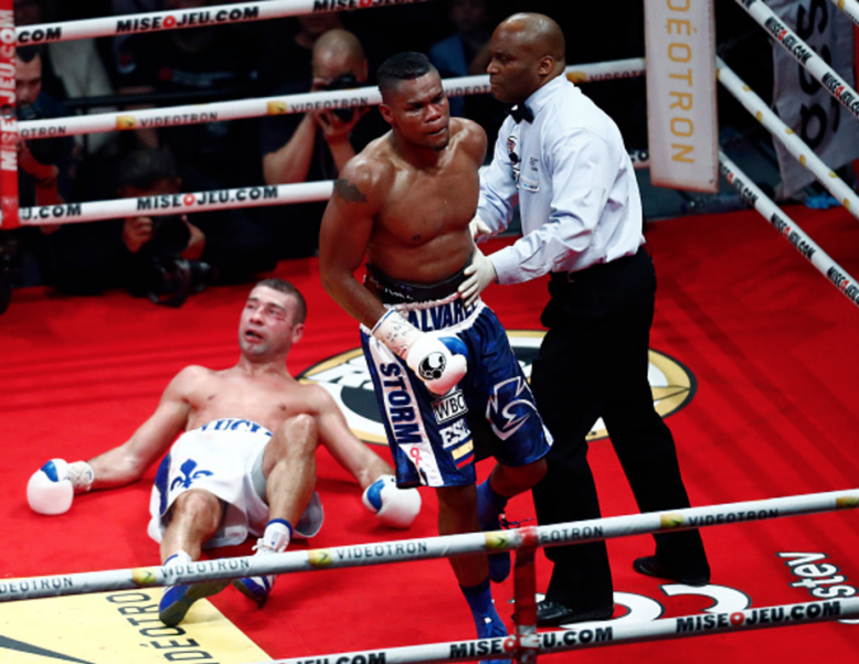 Eleider Alvarez Drops and Stops Lucian Bute in 5