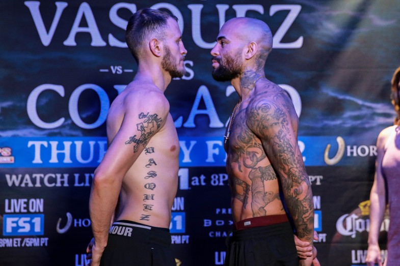 PBC on FS1: Sammy Vasquez Jr. vs. Luis Collazo Weights & Photos