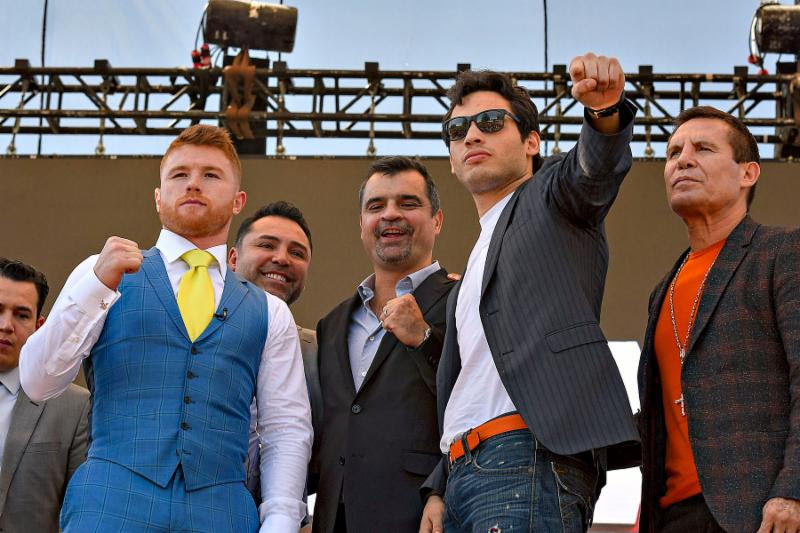 Canelo Alvarez vs. Julio Cesar Chavez Jr.: Mexico City Press Conference Quotes, Photos & Video