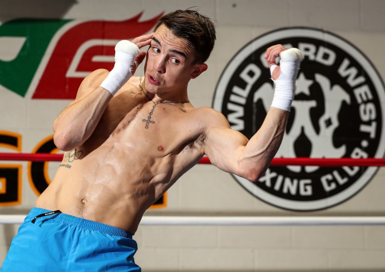Michael Conlan and Alex Saucedo Meday Workout Quotes & Photos