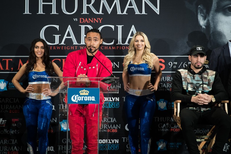 Keith Thurman vs. Danny Garcia: Final Press Conference [Video]