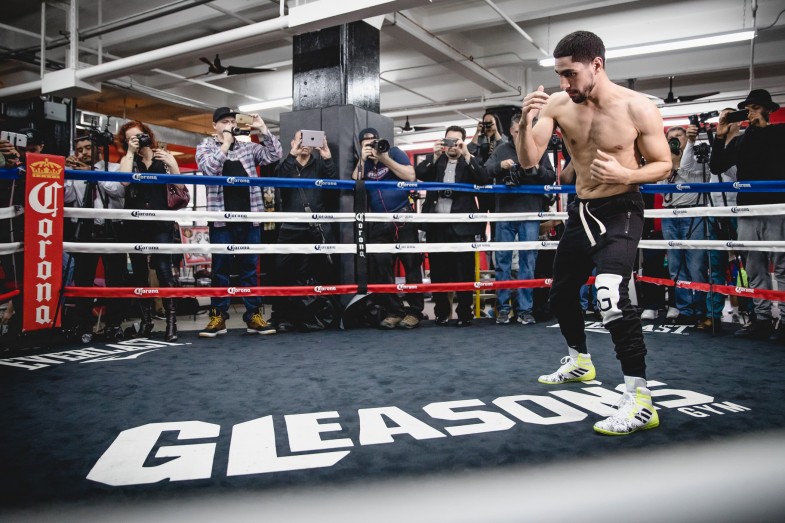 Keith Thurman vs. Danny Garcia Media Workout Quotes & Photos