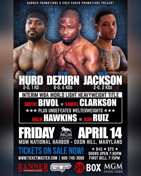 Justin Hurd in Action on Friday at MGM National Harbor