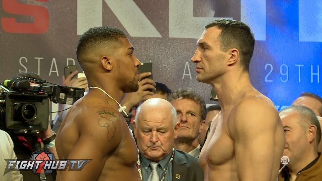 Joshua vs. Klitschko Weigh-In Results, Quotes, Photos & Video