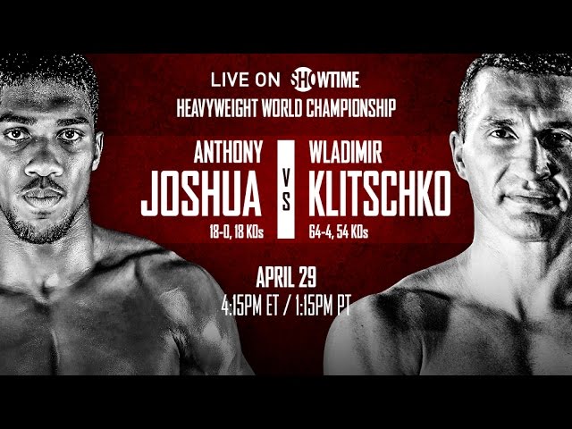Watch Joshua vs. Klitschko Final Press Conference Live at 8:30 am, EST [Video]