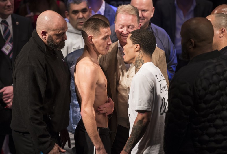 Davis vs. Walsh Weigh-In Results