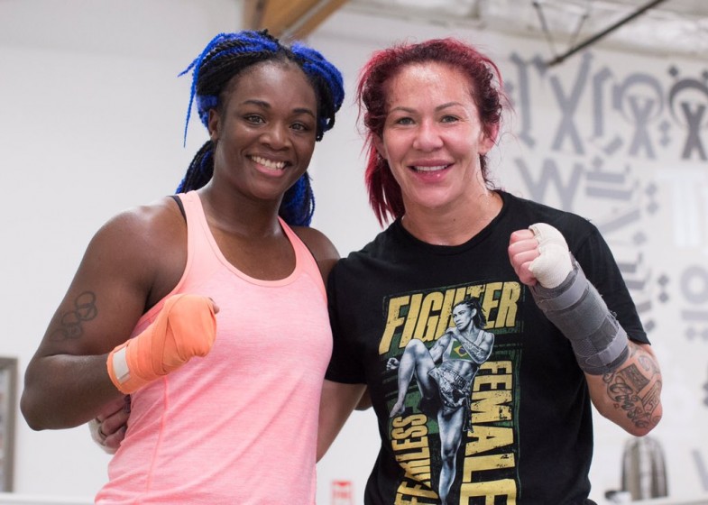 Claressa Shields & Cris Cyborg Go Hard in Sparring [Video]