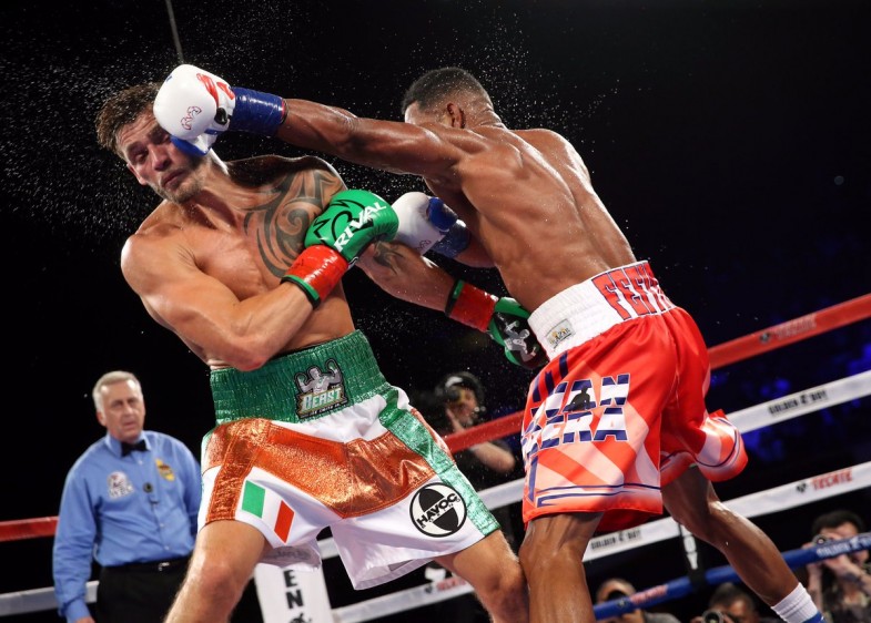 Barrera Recovers From Early Knockdown to Defeat Smith Jr.