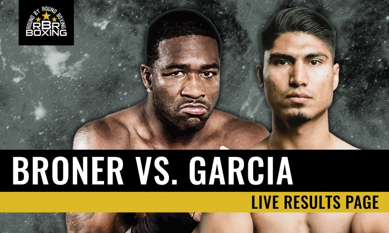 Broner vs. Garcia Live Boxing Results