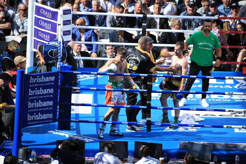 Michael Conlan Stops Jarrett Owen in 3