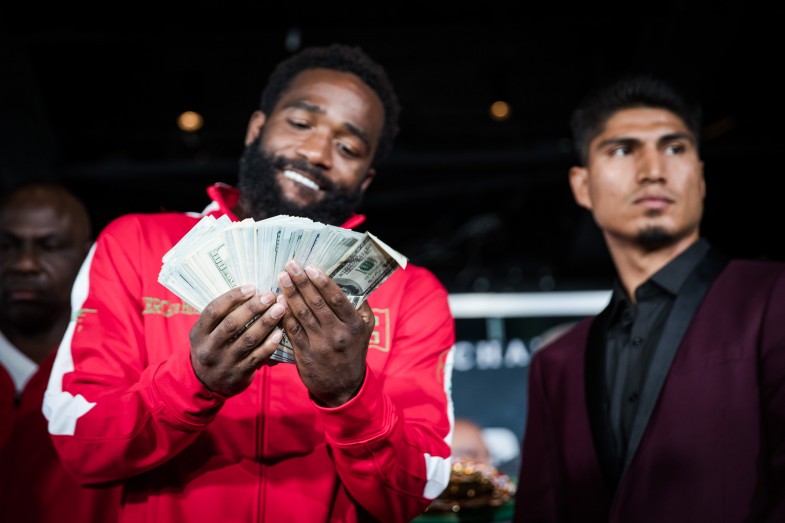 Adrien Broner vs. Mikey Garcia Final Press Conference Quotes & Photos