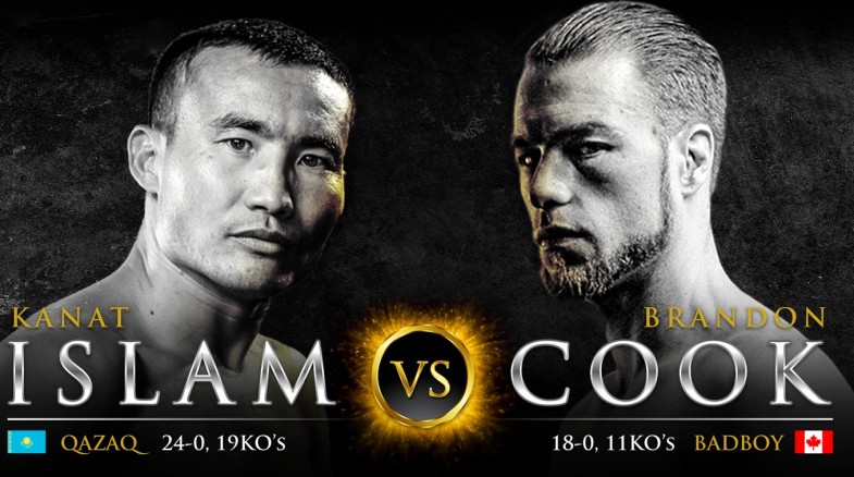 Kanat Islam Takes on Brandon Cook September 9 in Kazakhstan