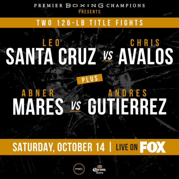Santa Cruz vs. Avalos & Mares vs. Gutierrez Highlight PBC on Fox Card