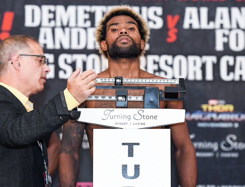 Corrales vs. Machado Weigh-In Results & Photos
