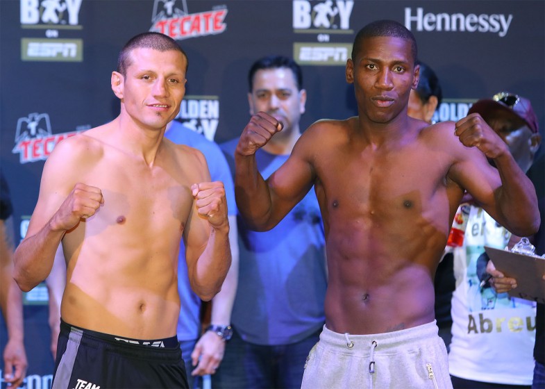 Soto Karass vs. Abreu Weigh-In Results