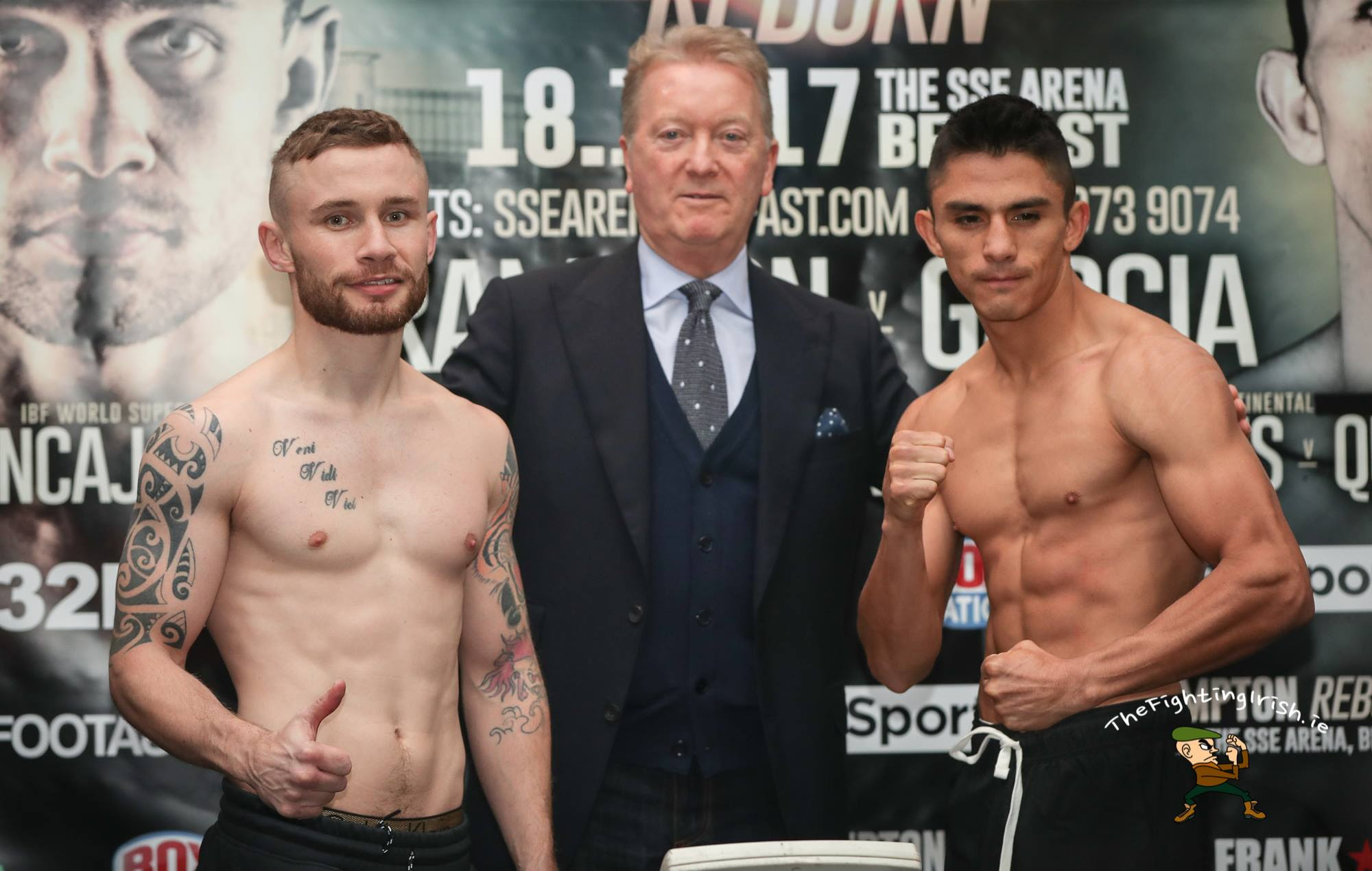 Frampton and Conlan Weigh in Ahead of Massive Belfast Bouts on Saturday Night