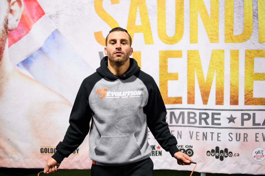 Billy Joe Saunders vs. David Lemieux Media Workout Photos & Quotes