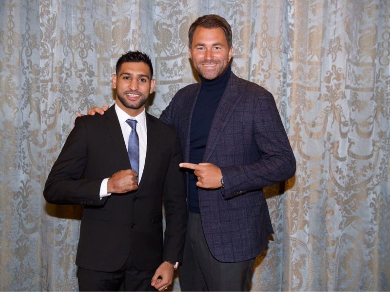 Amir Khan Signs with Eddie Hearn’s Matchroom Boxing