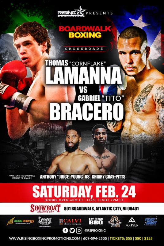 Thomas LaManna Battles Gabriel Bracero for WBC Fecarbox Welterweight Title