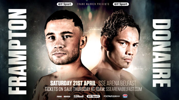 Frampton vs. Donaire Officially Set for April 21