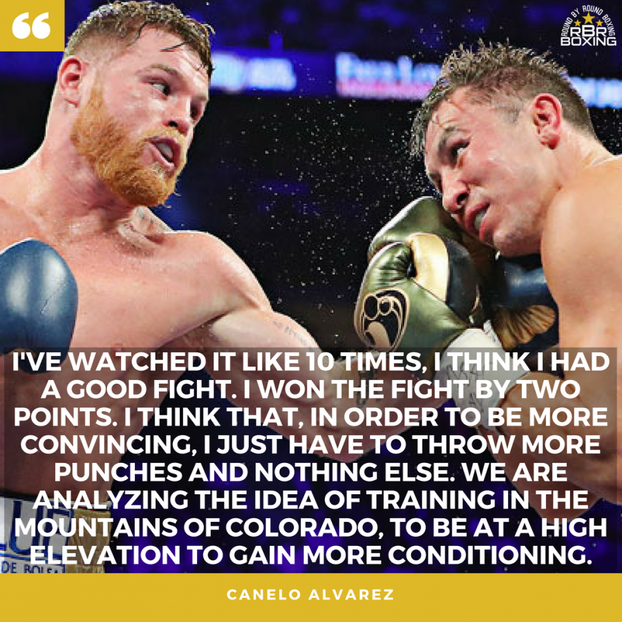 Canelo Alvarez Gennady Golovkin Rematch