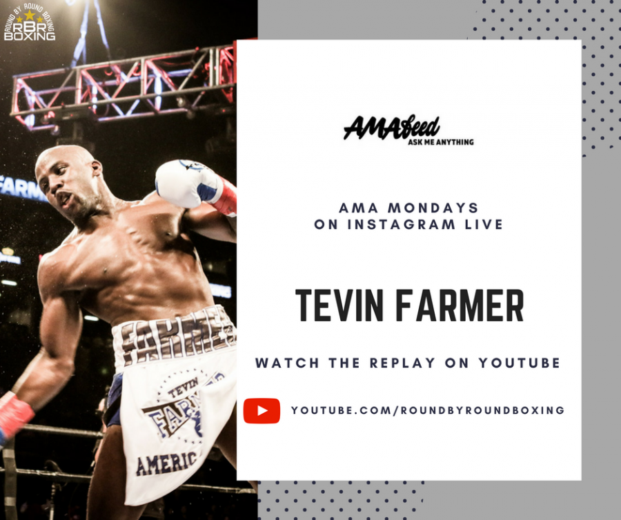 AMA Mondays with Tevin Farmer: February 26, 2018