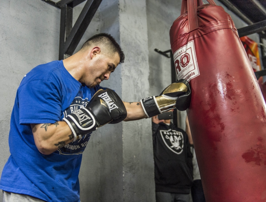 Brandon Rios Los Angeles Media Workout Quotes and Photos