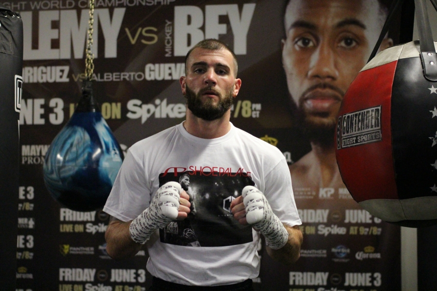 Caleb Plant Las Vegas Media Workout Quotes & Photos