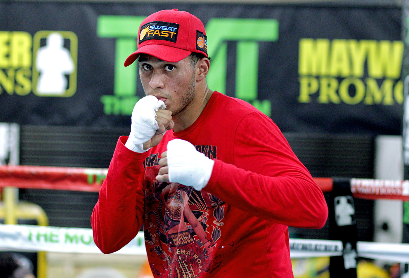 David Benavidez, Ronald Gavril & Yordenis Ugas Las Vegas Media Workout Quotes & Photos